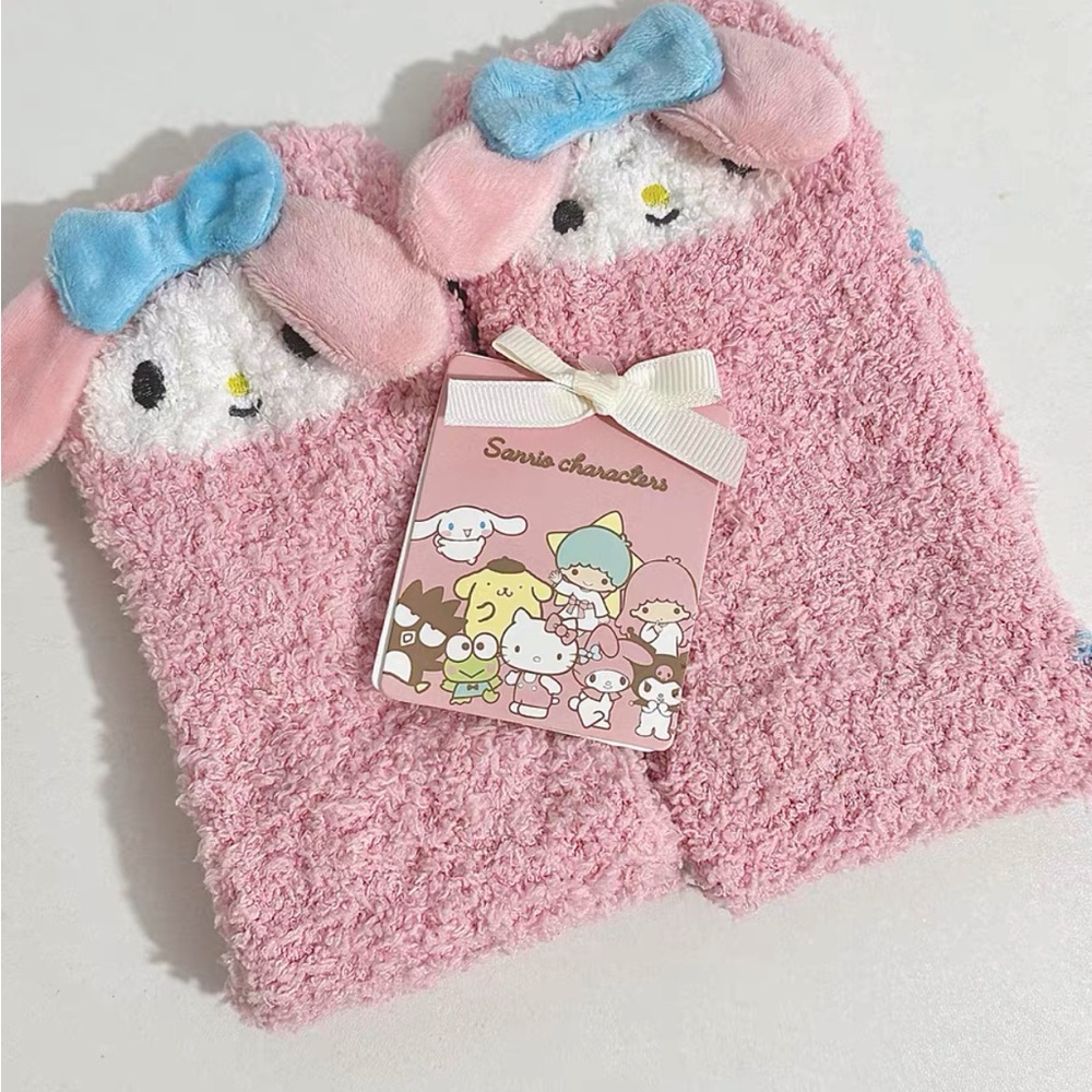 Sanrio My Melody Fuzzy 3D Socks